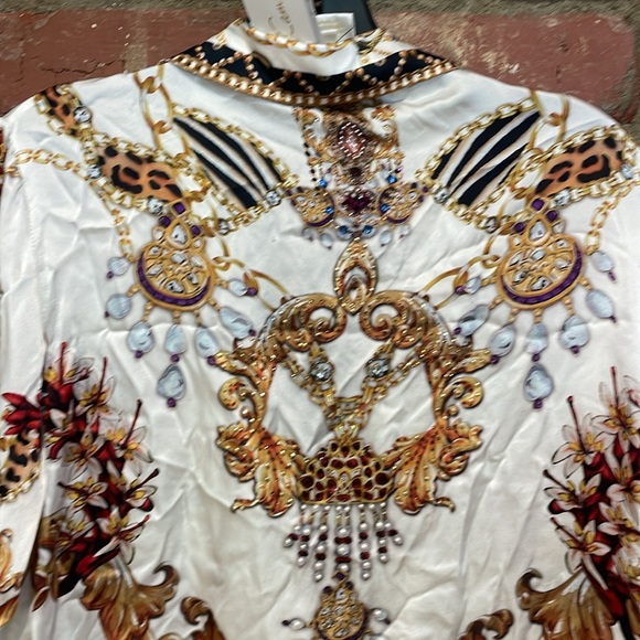 Camilla Double Breasted Silk Jacket in Reign Supreme size small NWT - Picture 10 of 10